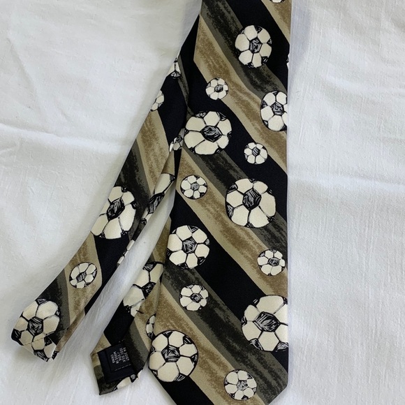 “SOCCER Rules” Save the Children Novelty Silk Tie - Picture 6 of 6